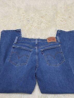 Levi's Blue Back-Pocket Straight Jeans